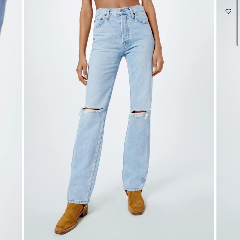 Re/Done high rise loose jeans